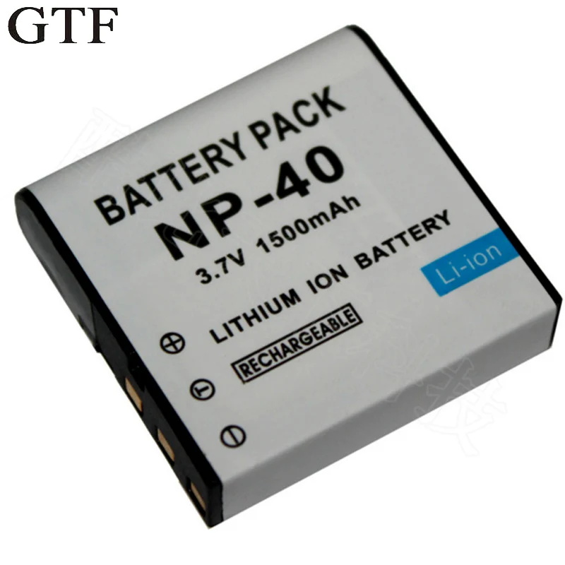 Аккумулятор для цифровой камеры GTF 1500 мАч CNP40 EX P Z1050 Z200 Z750 Z1000 Z1200 Z1080 Z30 Z40 Z50 Z55 Z57 FC100