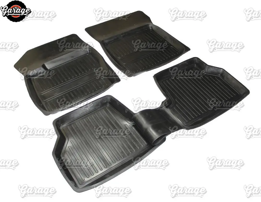 Автомобильные коврики чехол для Ford Focus 2 2004-2010 резиновые 1 комплект/4 шт. или