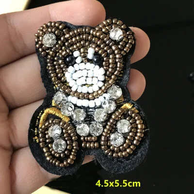 Золотая Пчела черная муравья собака паук насекомые Блестки Камни bling Бусы со