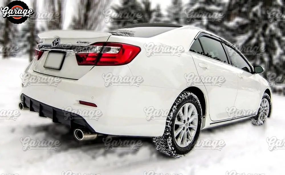 Чехол для заднего бампера Toyota Camry XV50 2011-2014 АБС-пластик Комплект подушек юбок