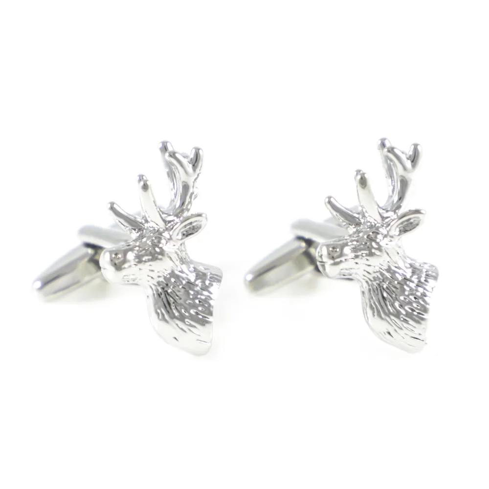 Reindeer Cufflinks Calibou Stags Head Cuff Links Father's Day Wedding Birthday Gifts | Украшения и аксессуары