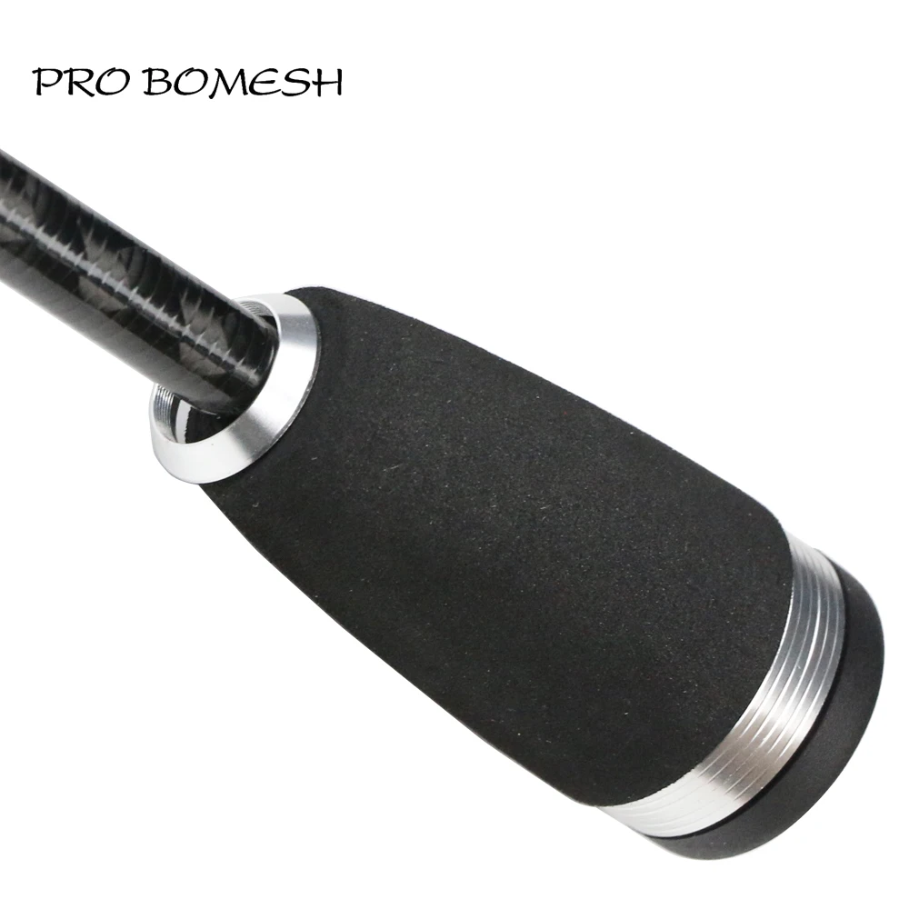Pro Bomesh 1 комплект алюминиевая фиксирующая гайка+ 3K углеродная трубка литье EVA ручка комплект DIY Удочка Полюс аксессуар медленная отжимная удочка
