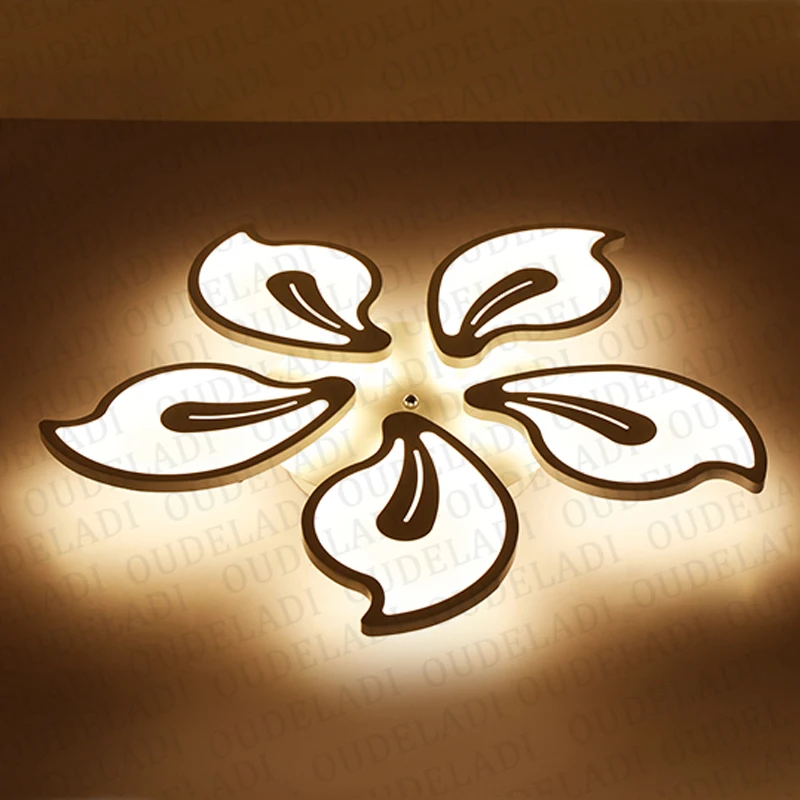 Modern White Acrylic LED Ceiling Lights AC85-260V Simple Personality Living Room Bedroom Restaurant Lighting fixture | Лампы и