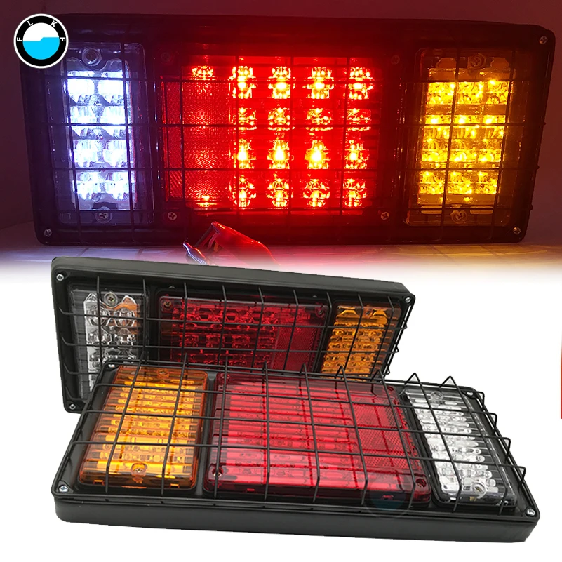 Прицеп фары 12V /24 Вт водостойкый LED светодиодный задний фонарь Стоп Индикатор