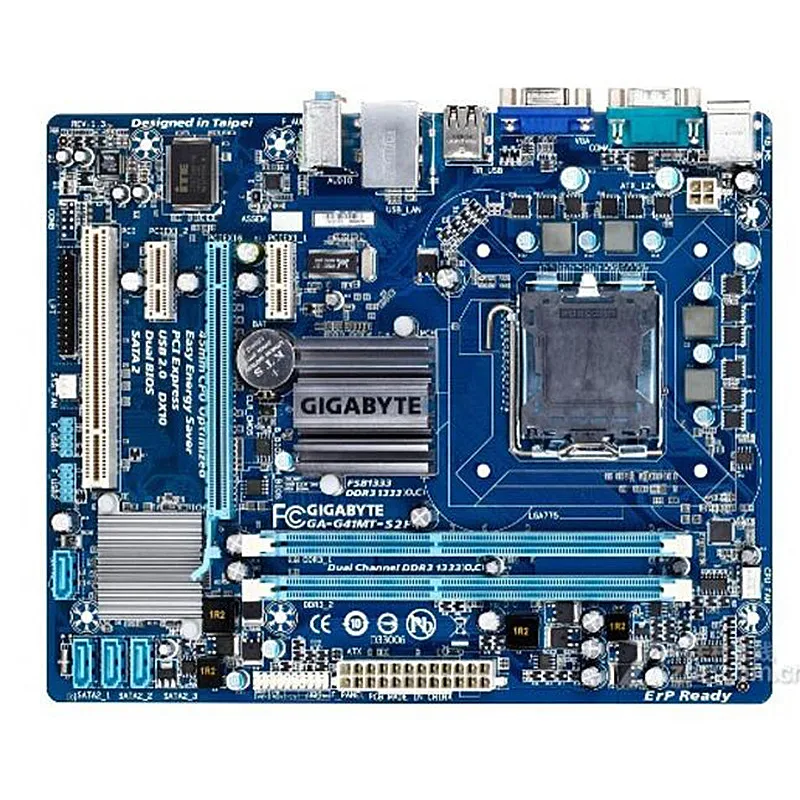 Для Gigabyte GA G41MT S2P оригинальная б/у материнская плата для настольного компьютера G41
