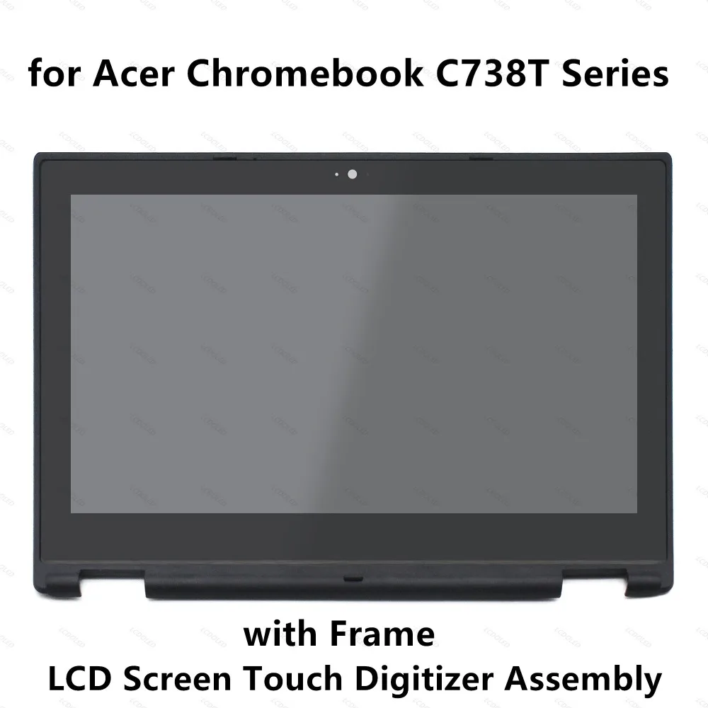 ЖК дисплей Сенсорное стекло дигитайзер в сборе + рамка для Acer Chromebook R 11 C738T C7KD C439 C44S