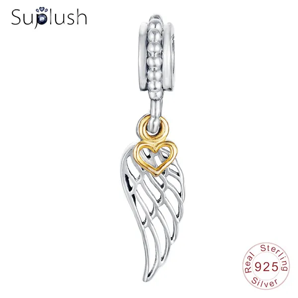 Suplush 31 стиль 925 пробы Серебряный Кулон Шарм Подходит бренд Шарм DIY браслет кулон для изготовления ювелирных изделий - Цвет: 307