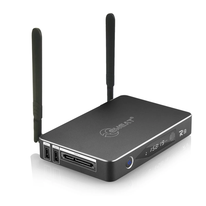 EWEAT R9 Смарт ТВ приставка Android 6,0+ OpenWRT(NAS) Realtek RTD1295 2G/16G 802.11ac wifi BT4.0 1000M LAN медиаплеер