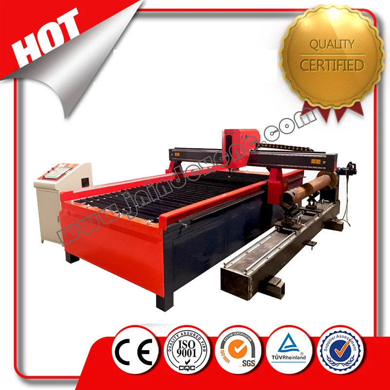 Настольная настольная плазменная машина для резки металла с вращающейся осью