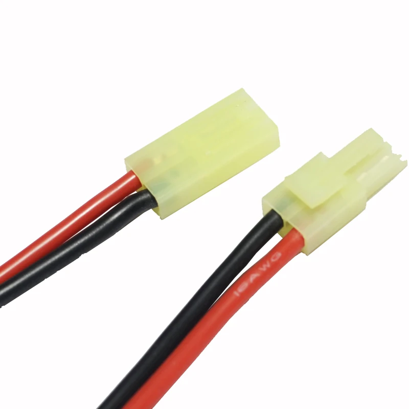 16AWG силикагелевый кабель l150мм с мини штекером + разъемами Tamiya | Игрушки и хобби