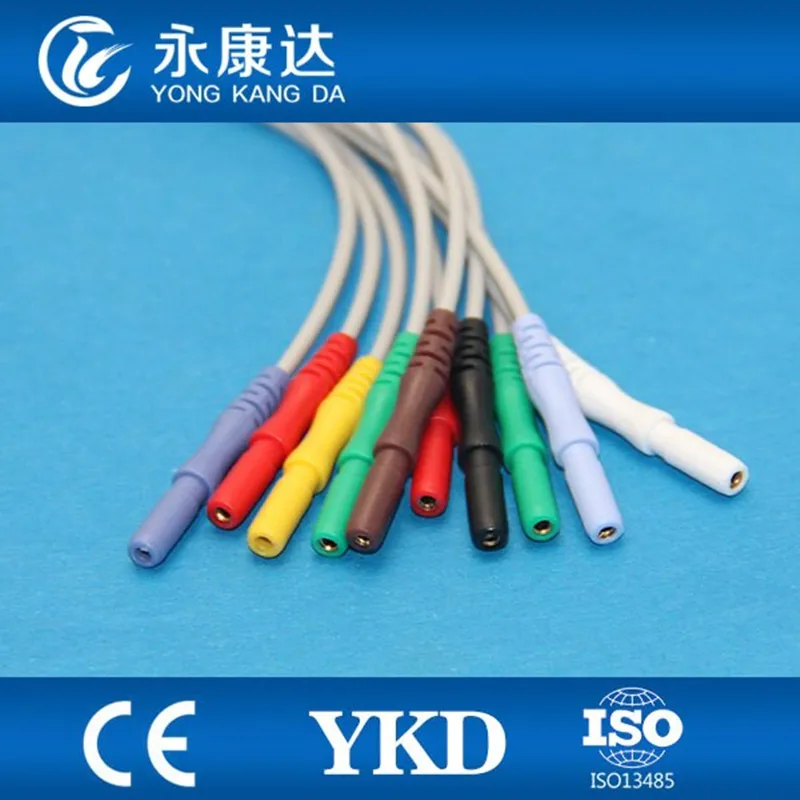 Универсальный Din1.5 кабель для ЭКГ 10 ведет АХА монитор пациента|cable iec|cable universalcable ecg