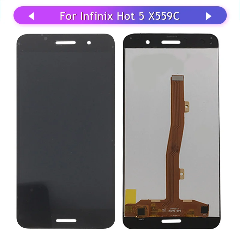 ЖК-дисплей с сенсорным экраном в сборе для Infinix Hot 5 X559c X559 стеклянная панель