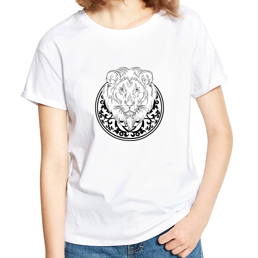 2017 Унисекс Мужская и женская футболка короткий рукав с круглым вырезом летняя