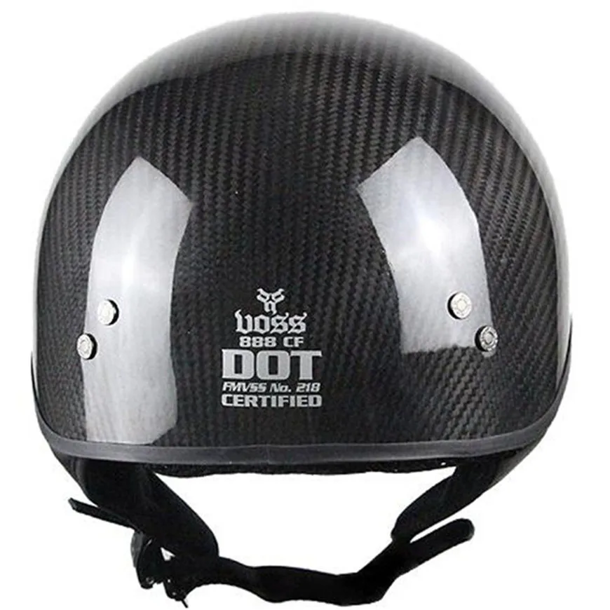 Free Shipping 1pcs Vintage 3/4 Open Face Helmet Casco Moto Capacete Carbon Fiber Retro Scooter Motorcycle Helme enlarge