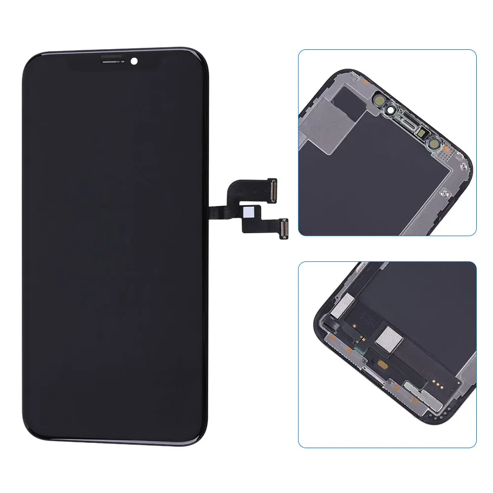 Elekworld протестированный хорошо работающий Топ AMOLED TFT RX для iPhone X XS Замена ЖК экрана