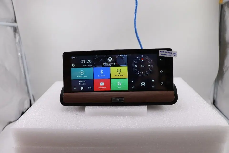 3G Автомобильный видеорегистратор GPS навигация IPS экран 16G авто Камара Android 7 0