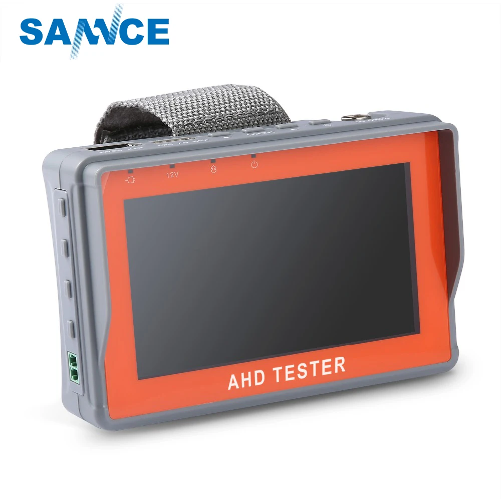 SANNCE AHD CCTV тестер монитор 4 3 дюймов HD 1080P аналоговая камера PTZ UTP Кабельный 12V1A выход