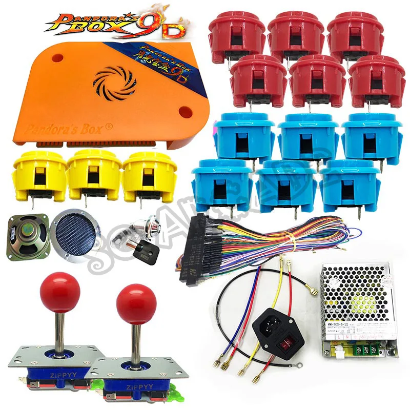 Части Arcade (пряди комплект с 2222 в 1 ящик Пандоры 9D Обновление версии подсветка