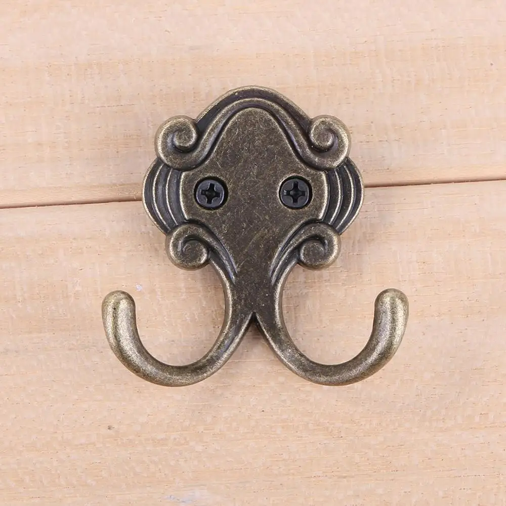 Винтажный античный дверной крючок из цинкового сплава для одежды пальто шапки