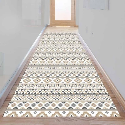 

Else Aztec Bohemian Brown Gray Geometric 3d Print Non Slip Microfiber Washable Long Runner Mat Floor Mat Rugs Hallway Carpets