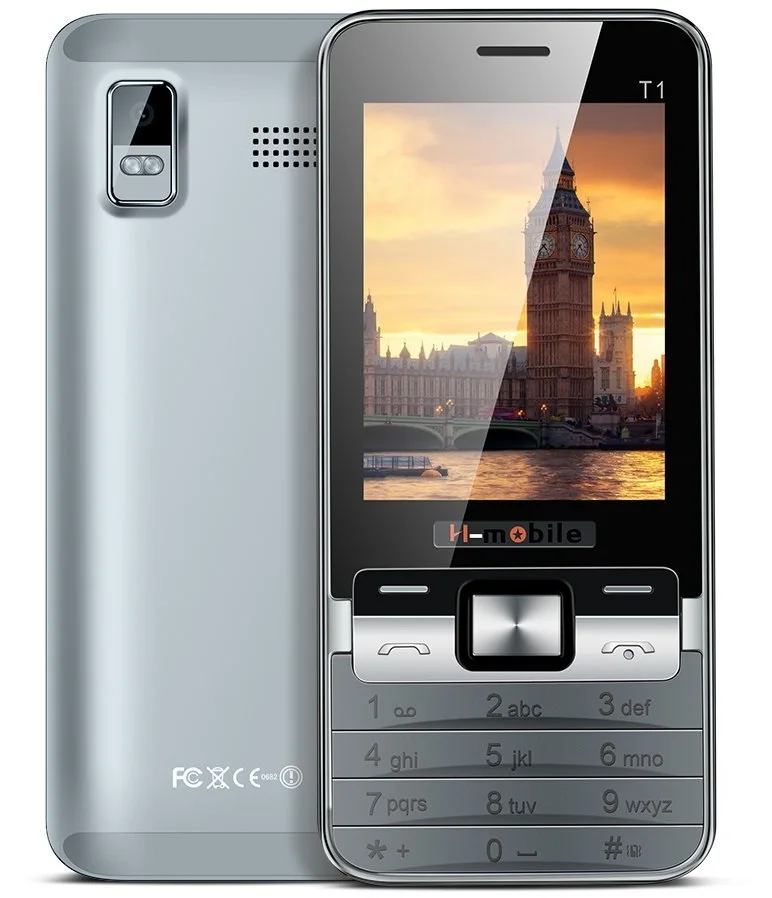 Оригинальный H mobile T1 Dual Sim карты 2 8 дюймов Экран большая клавиатура Quad Band пожилых