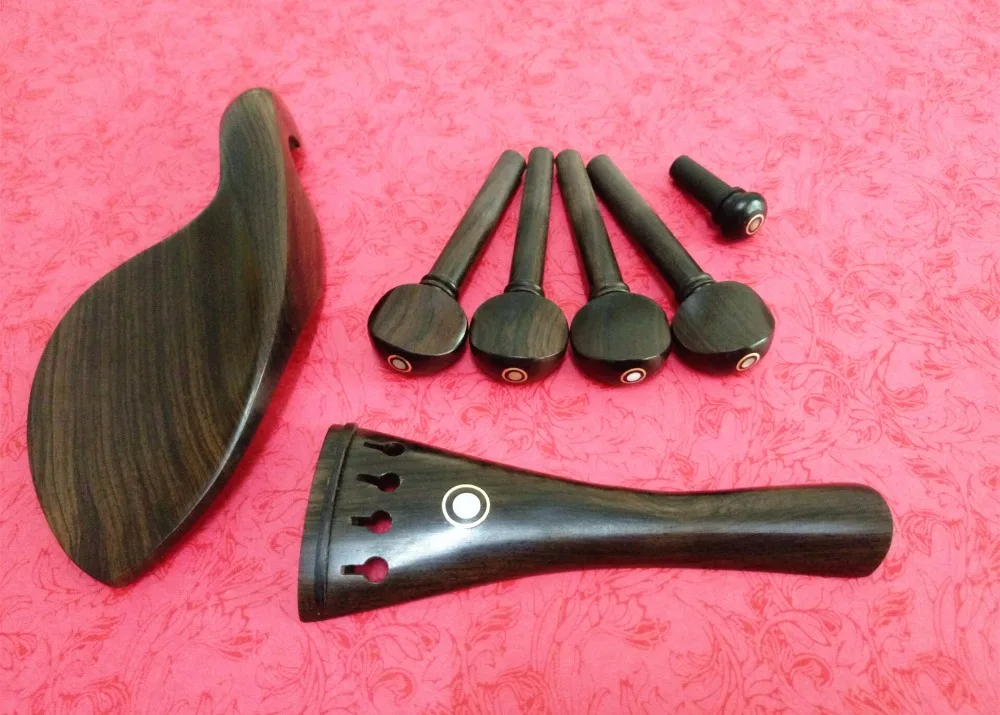 

1sets top grade retro design Luthier 4/4 ebony violin accessories