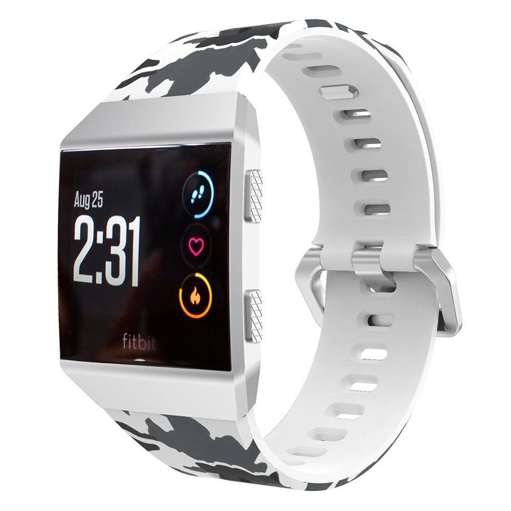 Силиконовые спортивные часы Браслет для Fitbit Ionic Смарт-часы ремешок регулируемый сменный Браслет для Fitbit Ionic ремешок