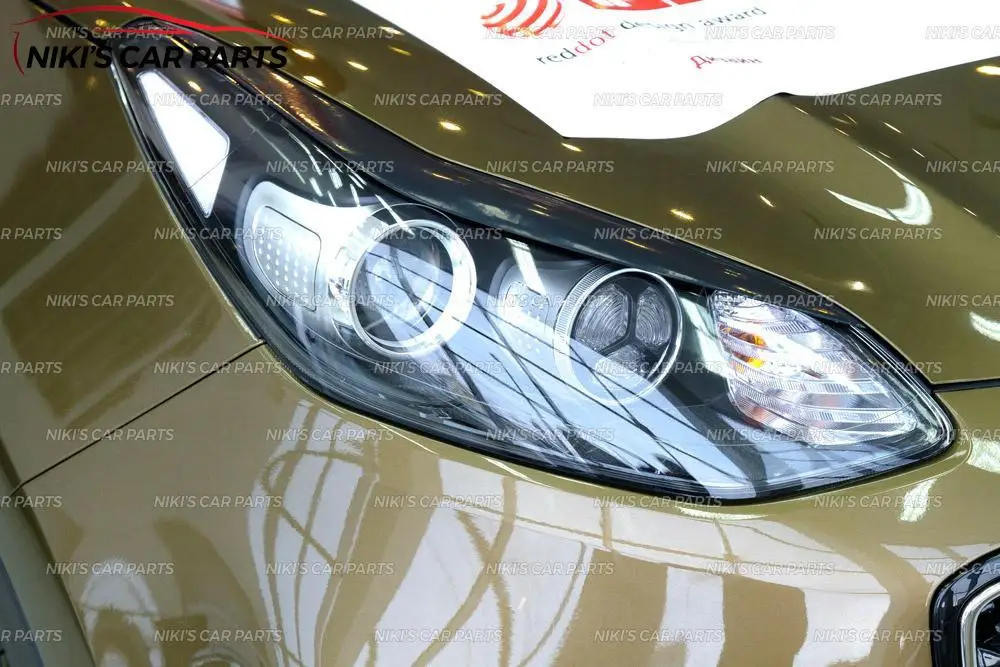 Брови на фары для Kia Sportage IV 2016- ABS пластик реснички молдинг украшения Тюнинг