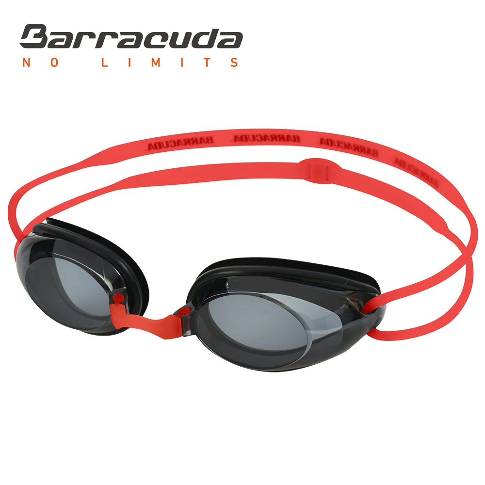 

Barracuda Dr.B Myopia Swimming Goggles, Anti-Fog, UV Protection, Prescription Corrective Lenses, For Women Men#2195 Red