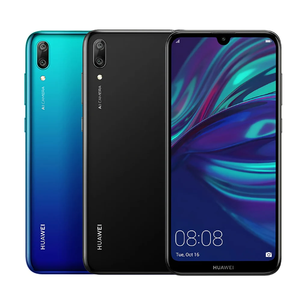 Глобальная версия 2019 HUAWEI Y7 Pro Face ID 6 26 дюймов HD 3 ГБ ОЗУ 32 Гб ПЗУ Восьмиядерный Android 8