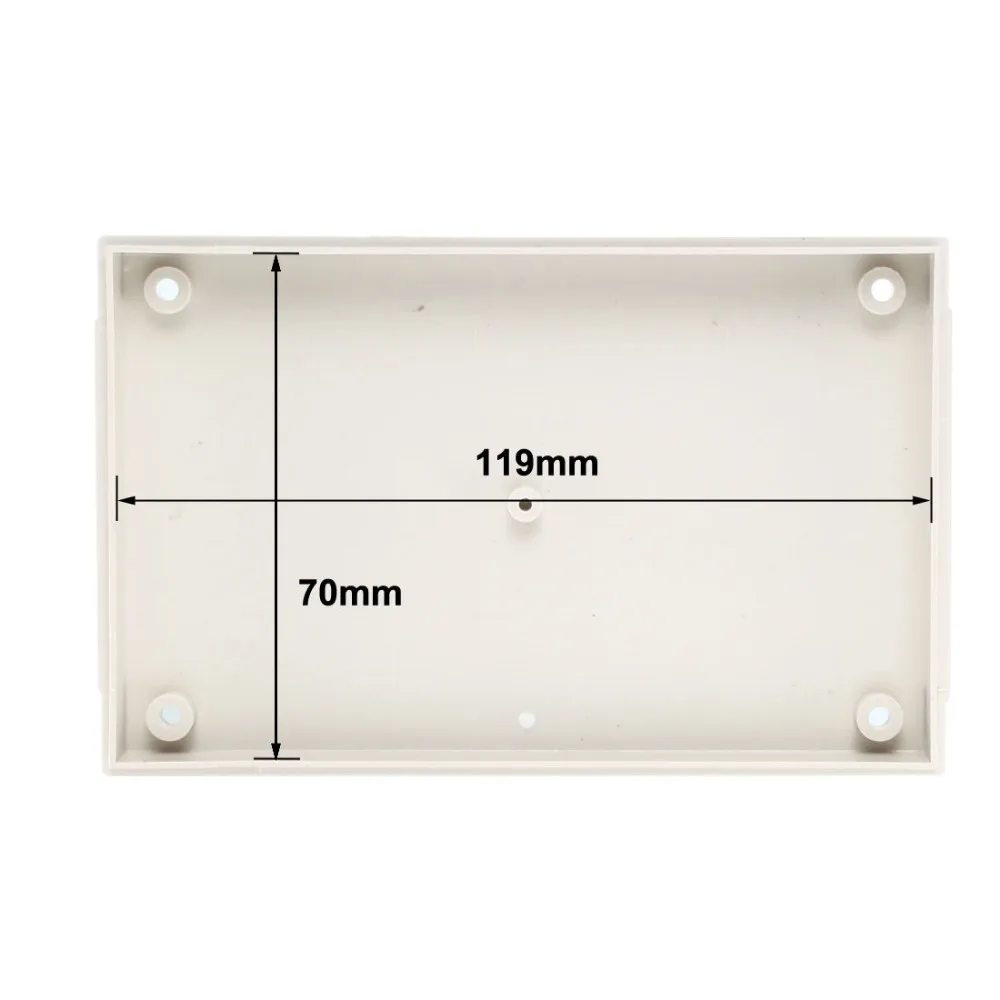 Uxcell 1 шт. 90x65x36 мм/100x60x30 мм/125x80x26 мм электронные пластиковые DIY ABS РАСПРЕДЕЛИТЕЛЬНАЯ КОРОБКА Корпус чехол серый/черный/белый цвет