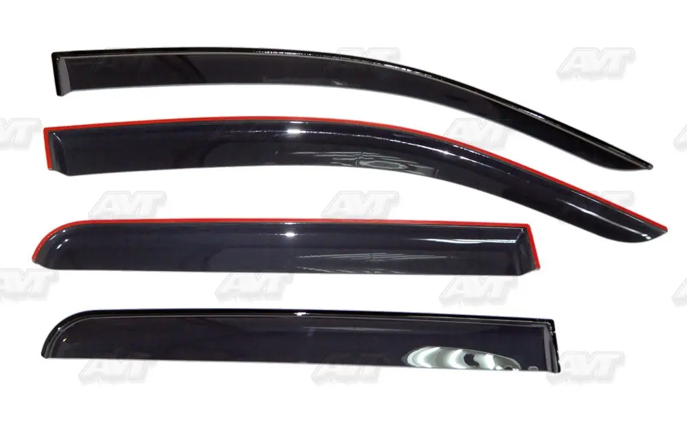 Window deflectors for Toyota Hilux 2006- 1 set-4 pcs car styling wind decoration guard vent visor rain guards