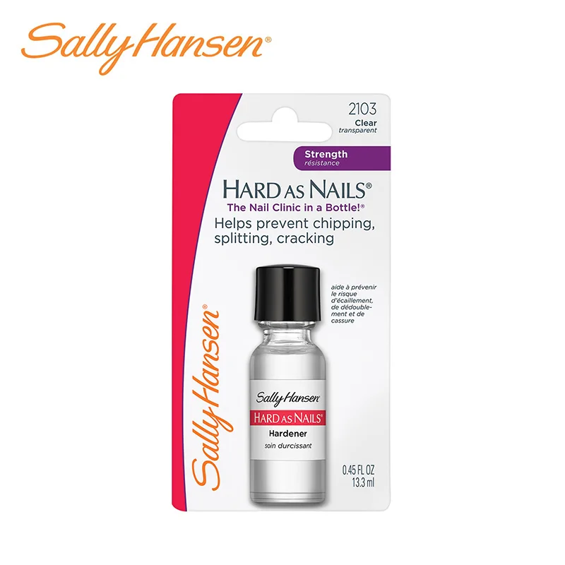 Защитное покрытие для ногтей Hard As Nails от бренда Sally Hansen. Длинные сильные красивые
