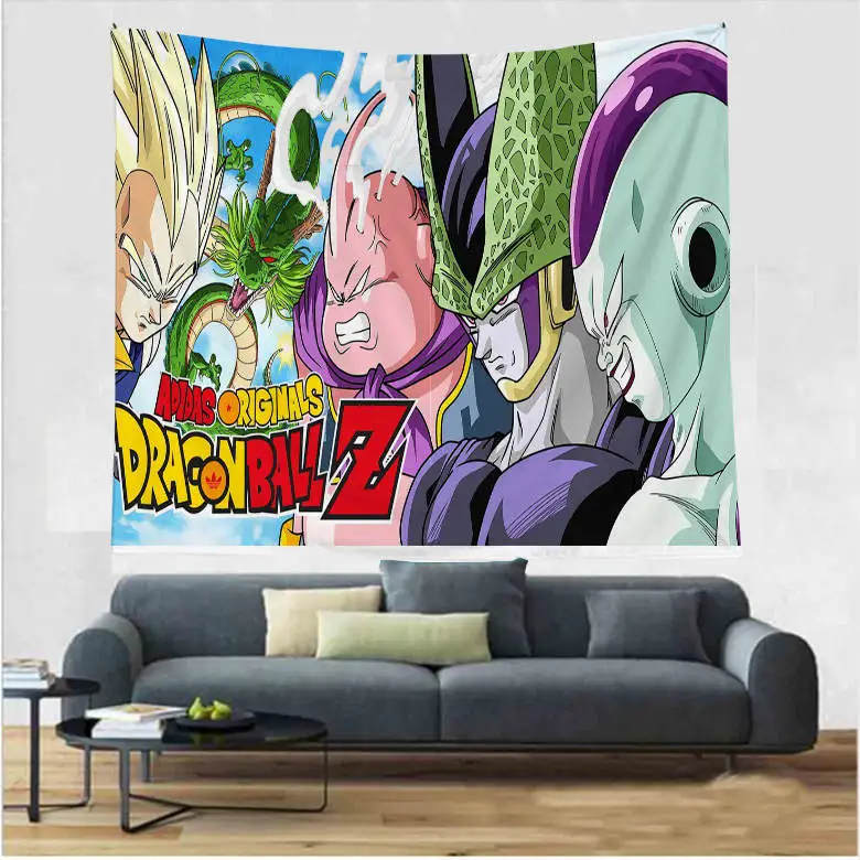 7 Imandale DBZ Super Heroes узор хиппи гобелены настенный утолщаются гобелены аниме Гоку узор стены книги по искусству домашний декор - Цвет: 7