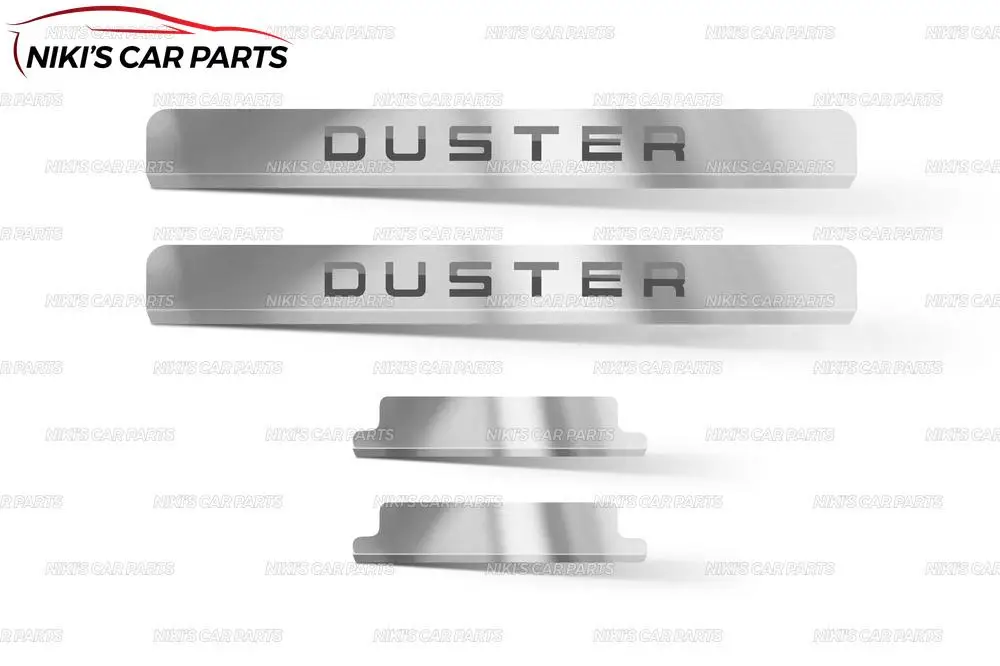Накладки на пороги для Renault Duster/Logan/Sandero/Kaptur, 4 шт., аксессуары для отделки, защита, украшение для стайлинга автомобилей
