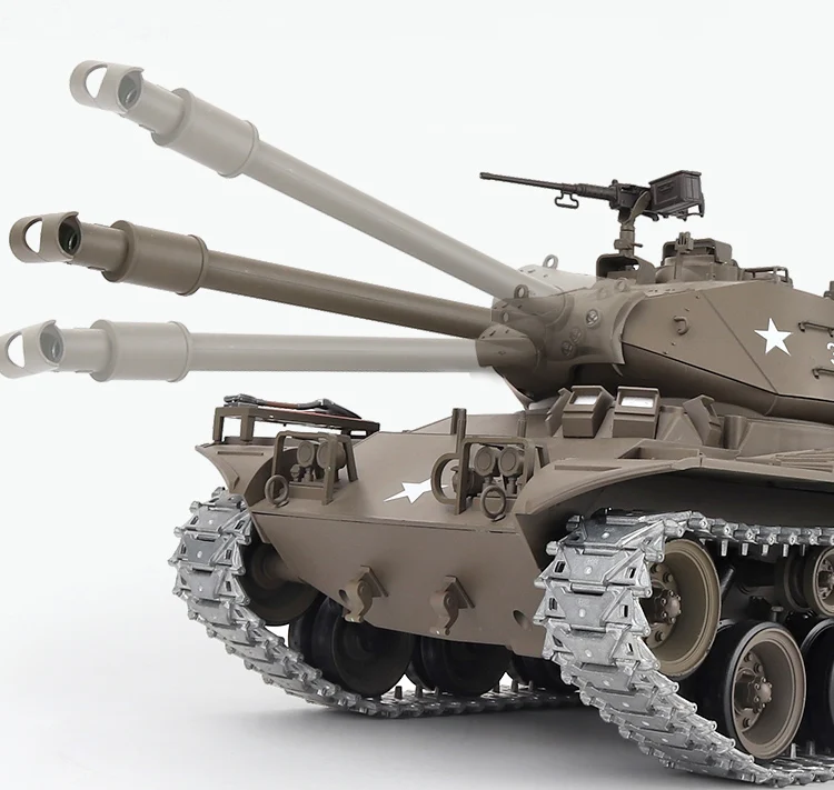 Большой 1/16-3839-1 2,4G Wacker BulldogRadio RC боевой танк США M41A3 для детей на дистанционном управлении игрушка танк подарок