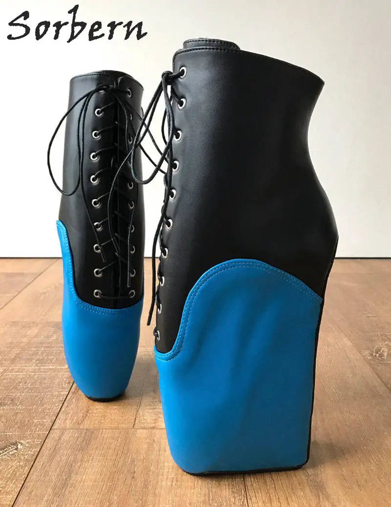 Женские ботинки на танкетке с острым носком высоком каблуке | Обувь