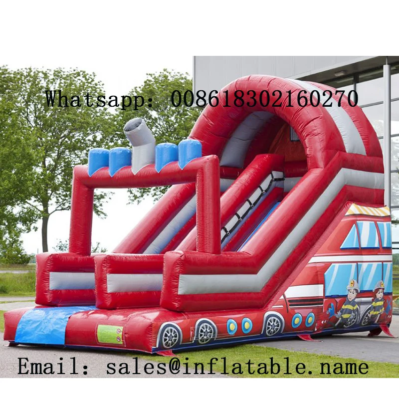 Коммерческие надувные горки из ПВХ с воздуходувкой для детей|Шлепанцы| |