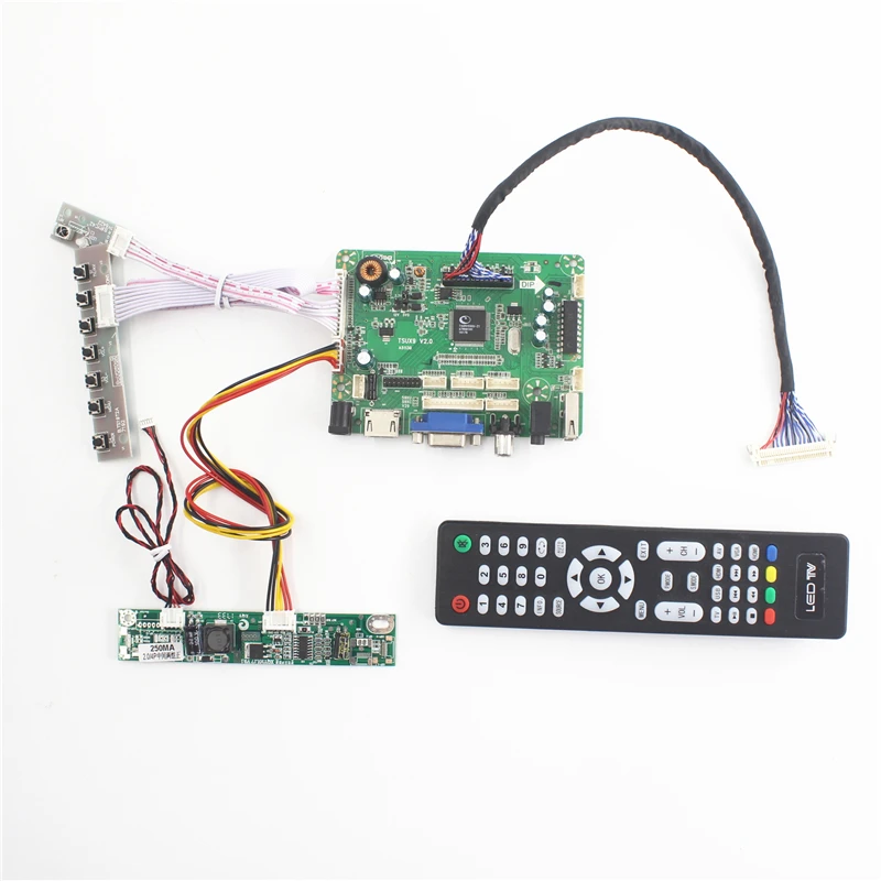 

VGA AUDIO AV USB HDMI-compatible LCD Controller Board for 17 inch 1280X1024 G170ETN02.1 M170EGE-L20 Rev.C2 free shipping diy