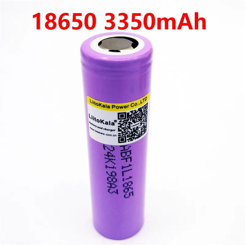 1 10 шт. liitokala lii F1L оригинальный 3 6 В 18650 INR18650 3350 мАч 4 2 в отключить перезаряжаемый
