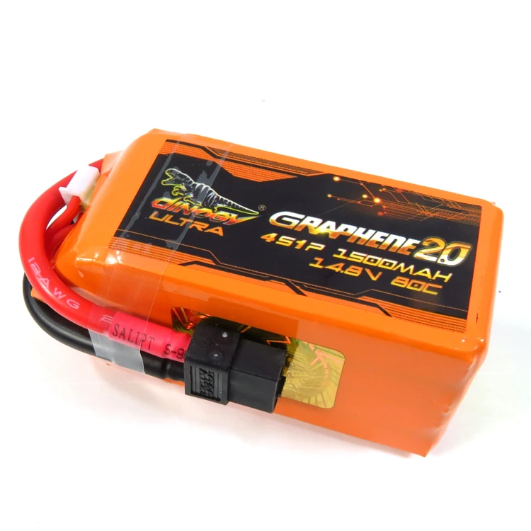 Гигантская мощность DINOGY ULTRA графилен 2 0 LC 4S1500XTU 14 8 V 4S 1500 мАч 80C литий полимерный