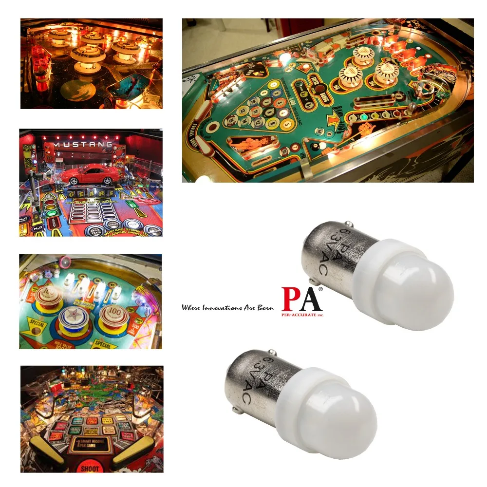 PA светодиодный 50 шт. x #1893 #44 #47 #1847 BA9S 2SMD 2835 Светодиодный светильник для приборной