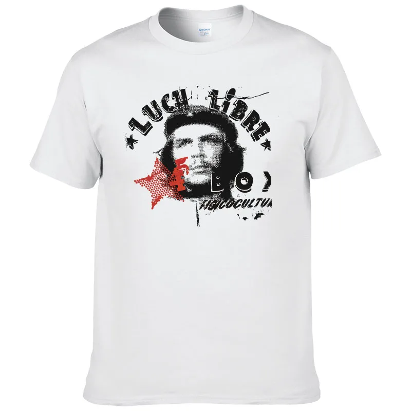 Мужская хлопковая футболка с принтом Che Guevara стильные дизайнерские топы