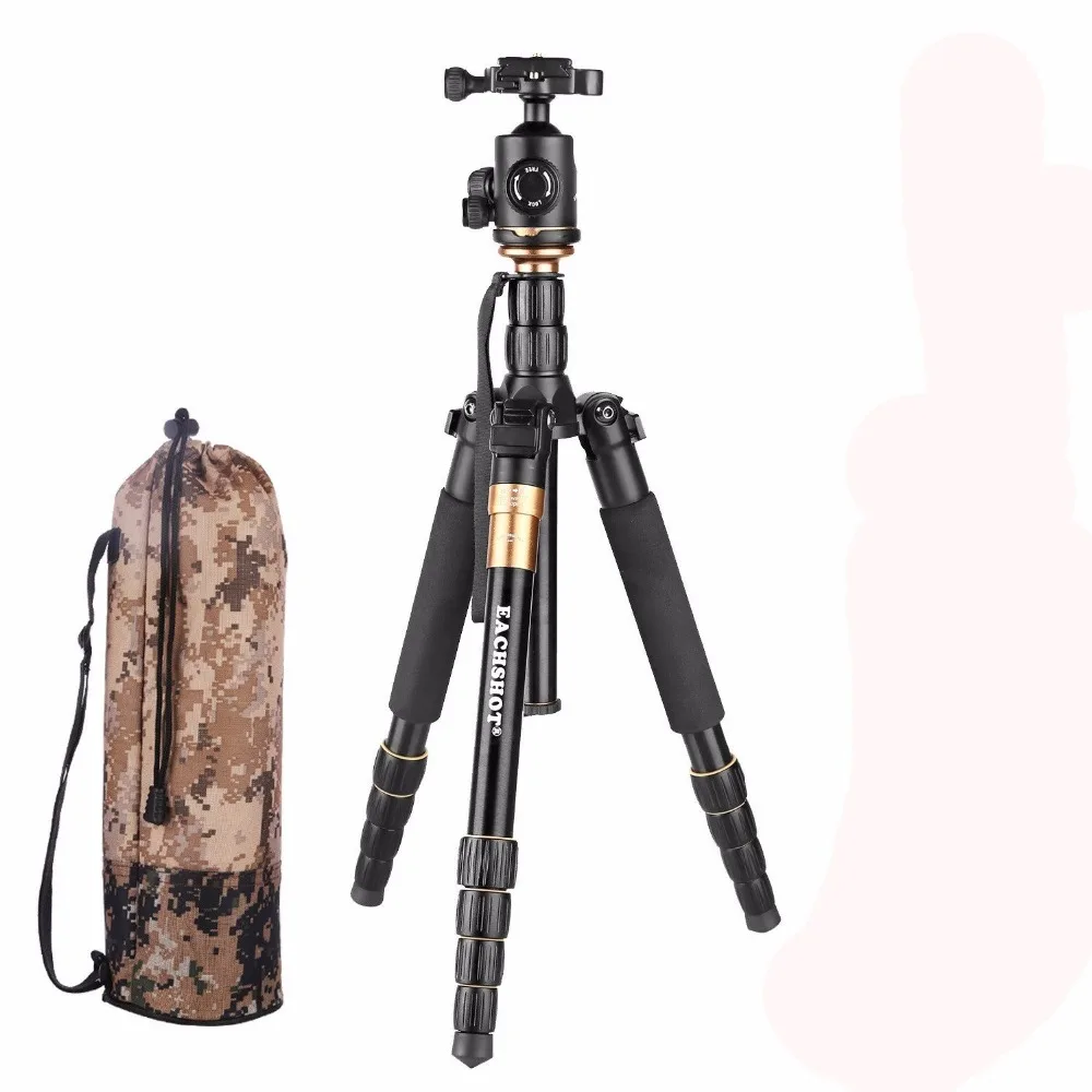 Q666 QZSD Q 666 алюминиевый штатив и монопод для DSLR камеры максимальная нагрузка 15 кг с