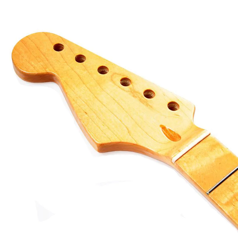 Качество Guitarneck ST Гитара Шея Клен 22 Лада Замена Палец Доска Аксессуар Части Черный