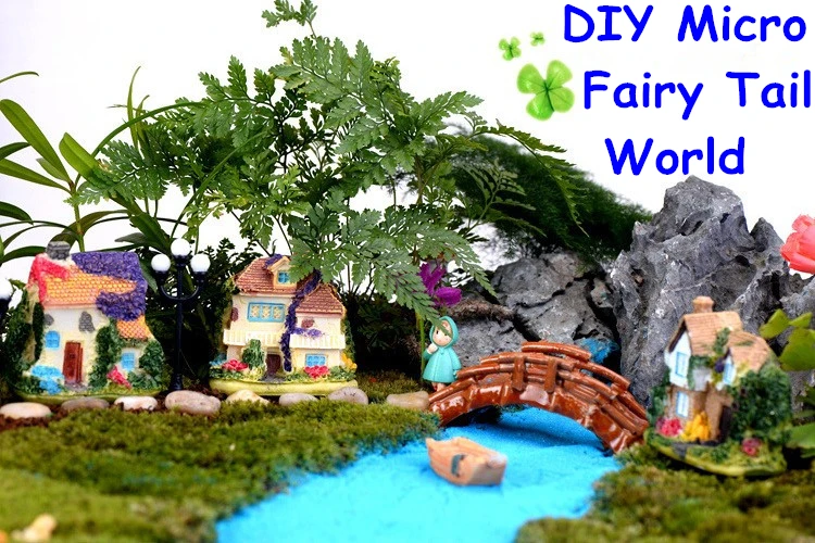 5 см 4 вида стилей дом украшения для миниатюрных садов игрушки украшение дома ZAKKA