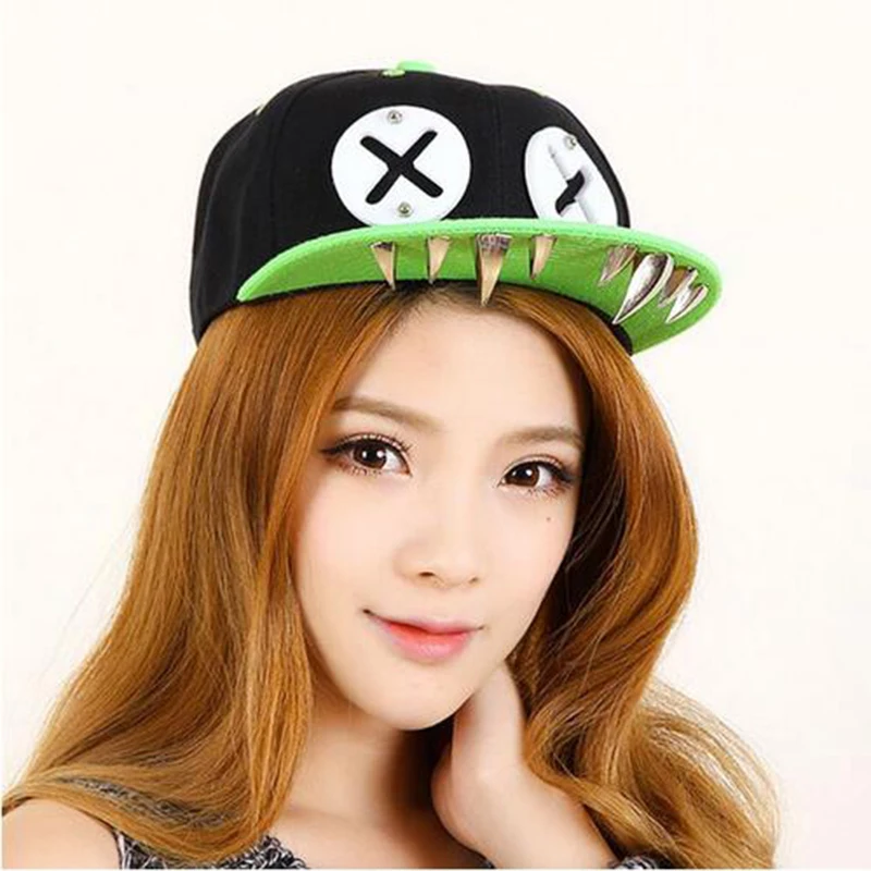Новинка бык рога Snapback Кепка s Мужская Панк Бейсболка Женская Рога кепка хип хоп
