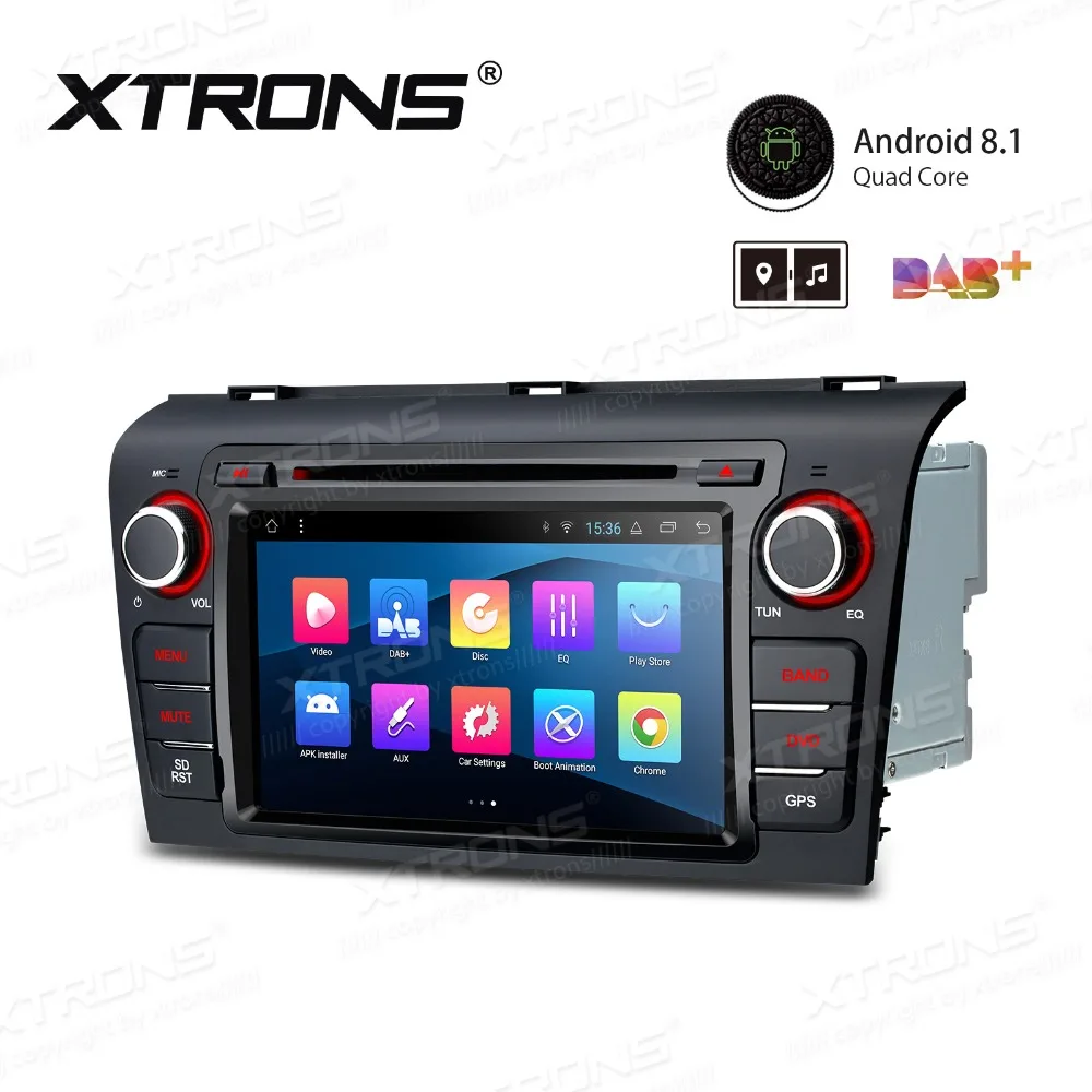 Автомобильный dvd плеер XTRONS 7 '' Android 8 1 радио стерео gps навигация руль OBD для Mazda 3