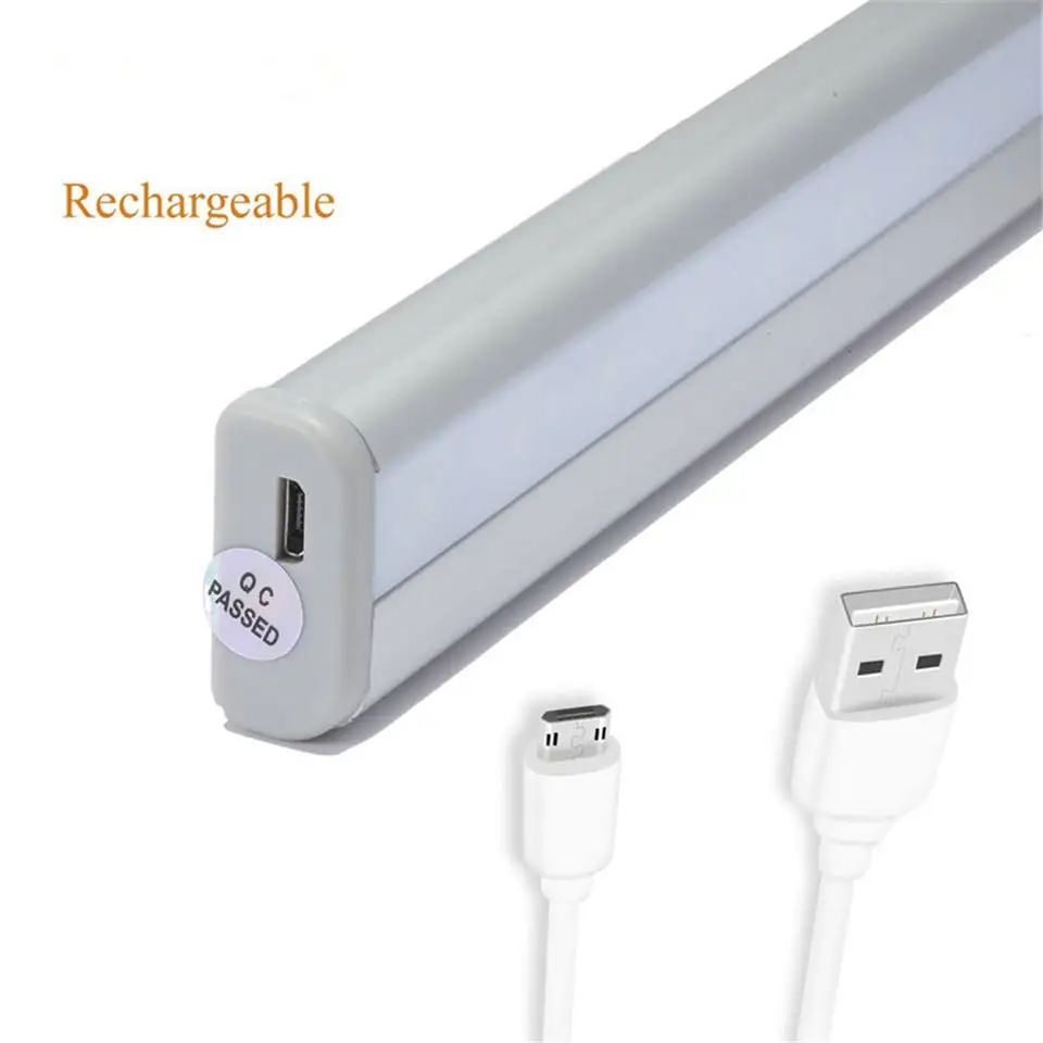 USB rechargeable IR Infrared Motion Sensor Night Light 20LEDs Wireless LED Closet Lights Wardrobe Corridor kids room lamp | Лампы и
