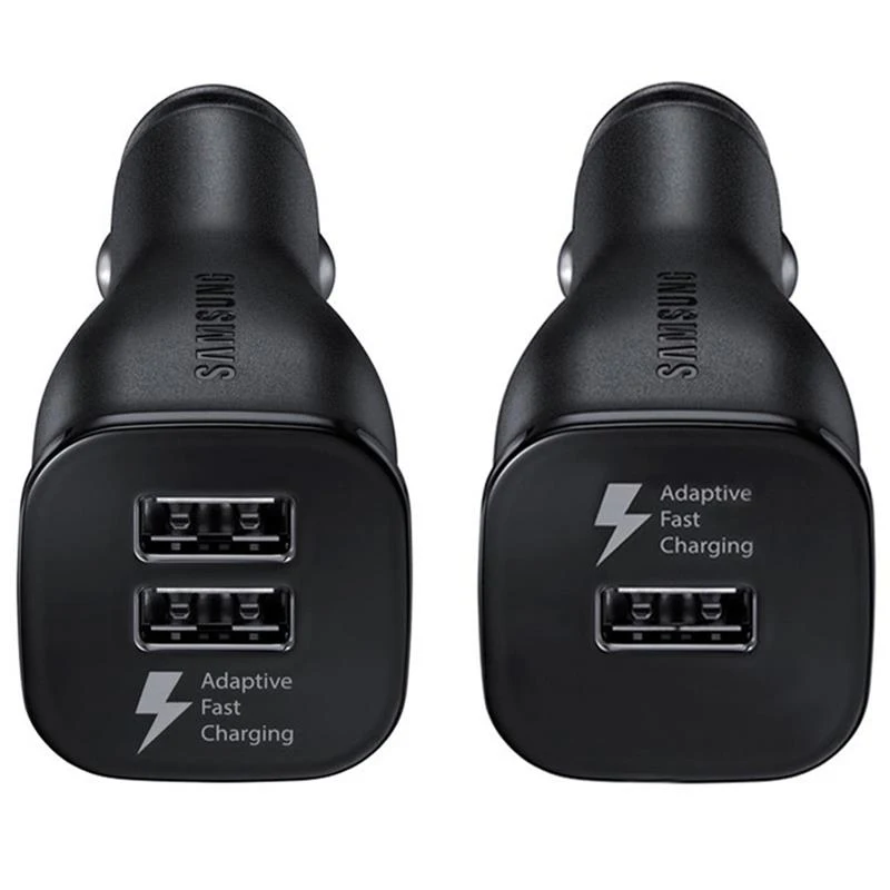 Автомобильное зарядное устройство Samsung S9 S8 plus оригинальный адаптер с 2 USB портами 9